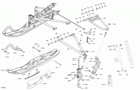 Front Suspension And Ski Renegade - Package Enduro