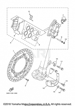 FRONT BRAKE CALIPER