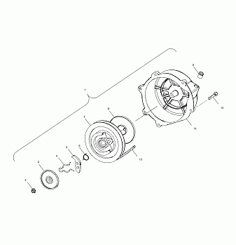 RECOIL STARTER - S01ST6ES (4960836083D001)