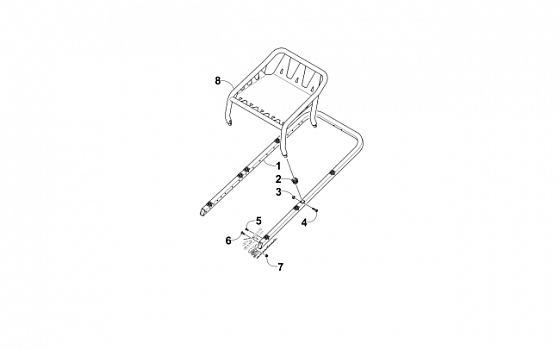 REAR BUMPER AND RACK ASSEMBLY