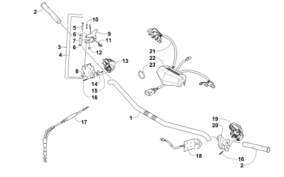 HANDLEBAR AND CONTROLS