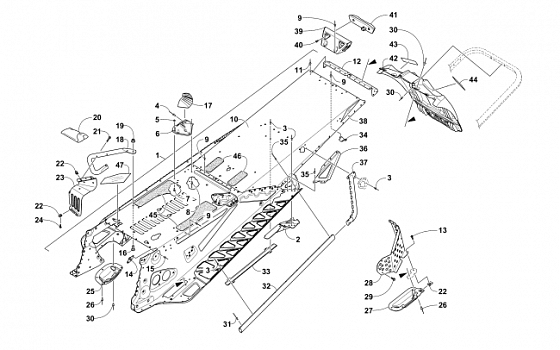 TUNNEL AND SNOWFLAP ASSEMBLY