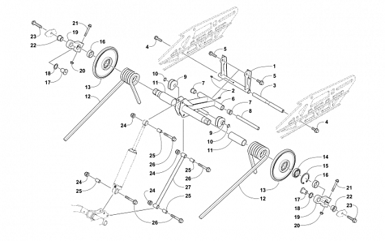 REAR SUSPENSION REAR ARM ASSEMBLY