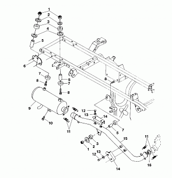 EXHAUST SYSTEM - A99CH50EB (4949114911b001)