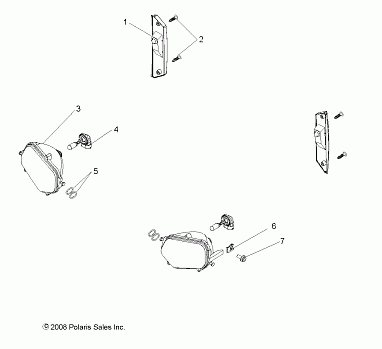 ELECTRICAL, HEADLIGHTS, TAILLIGHTS and BULBS - R09HH50AG/AR (49RGRTAILLAMPS097004X4)