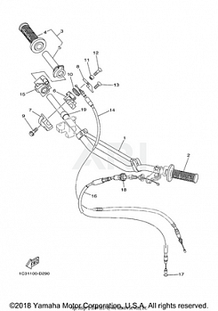 STEERING HANDLE CABLE