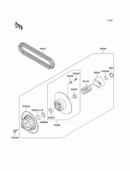 Driven Converter/Drive Belt