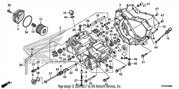 FRONT CRANKCASE COVER    (1)