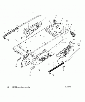 CHASSIS, TUNNEL and REAR ASM. - S18DDL6PS/PEM (600319)