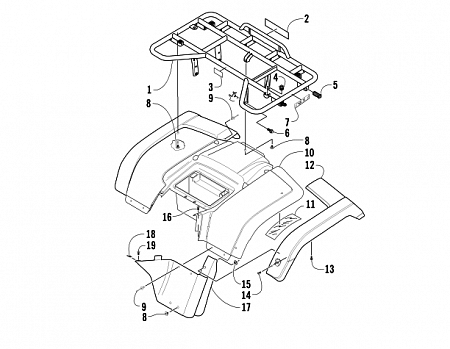 REAR BODY PANEL ASSEMBLY