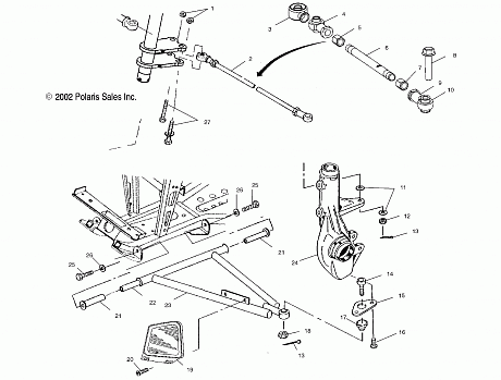 A-ARM/STRUT MOUNTING - A03CD32AA/AB/AC/FB (4975217521C01)