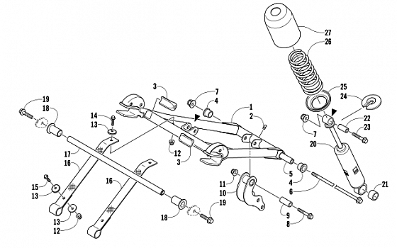 REAR SUSPENSION FRONT ARM ASSEMBLY