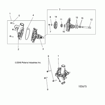 ENGINE, COOLING, WATERPUMP - A18DCE87BB (100675)