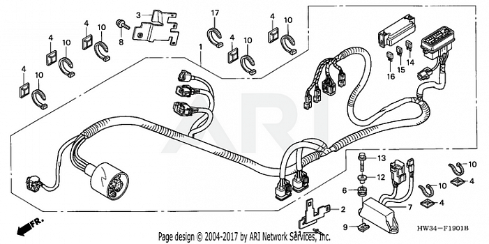 WIRE HARNESS (FRAME)