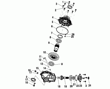 REAR HOUSING - A00CD50AA (4954885488C012)