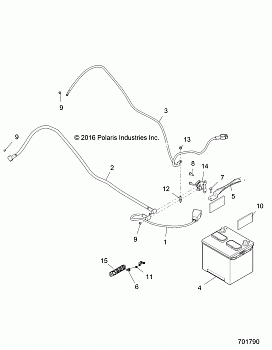 ELECTRICAL, BATTERY - Z17VBE87N2 (701790)