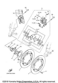 FRONT BRAKE CALIPER