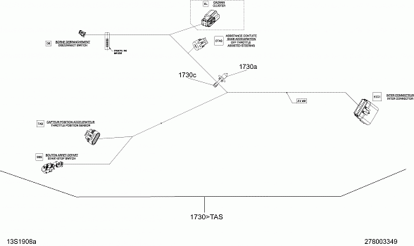 Electrical Harness 278003349 Steering, Package Base WO iBR