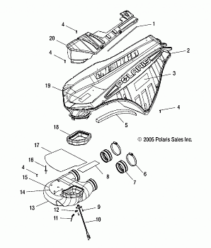 AIR INTAKE SYSTEM - S06PT7HS (4997439743C06)