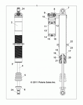 SUSPENSION, FRONT SHOCK - Z14JT87AD/9EAO/9EAOL/9EAL (49RGRSHOCKFRT7043795)