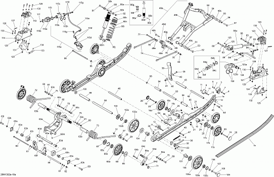 Rear Suspension MXZ X With Adjust System