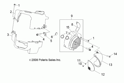 ENGINE, COOLING - R14VA17AA/AF (49RGRCOOL10RZR170)