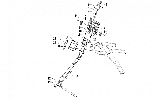 STEERING POST ASSEMBLY