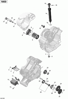 Engine Lubrication - 1000 EFI