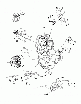 ENGINE MOUNTING - A03CB32AA/FC (4975157515A11)