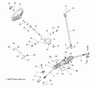 STEERING - R08VH76AD/AG (49RGRSTEERING08VISTA)