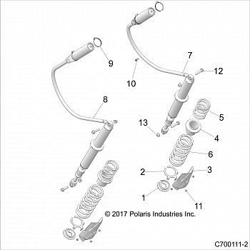 SUSPENSION, REAR SHOCK MOUNTING - Z20S1E99NG (C700111-2)