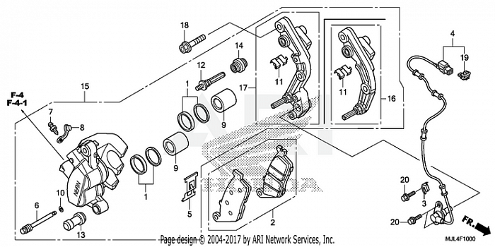 FRONT BRAKE CALIPER