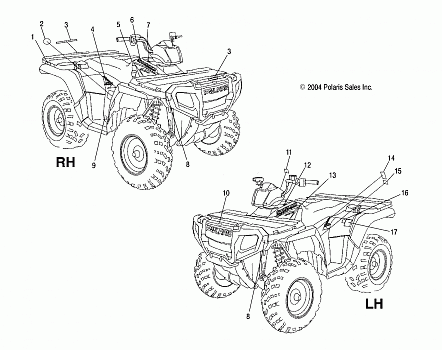 DECALS - A05MH42AB/AG/AH (4994139413A10)