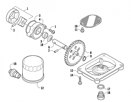 OIL FILTER/PUMP ASSEMBLY