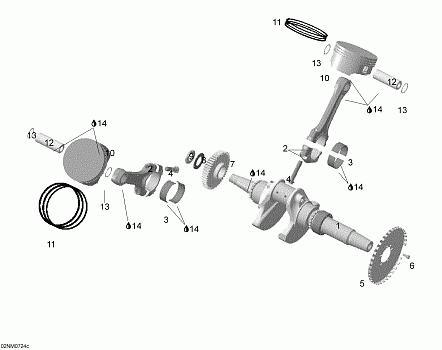 Crankshaft And Pistons