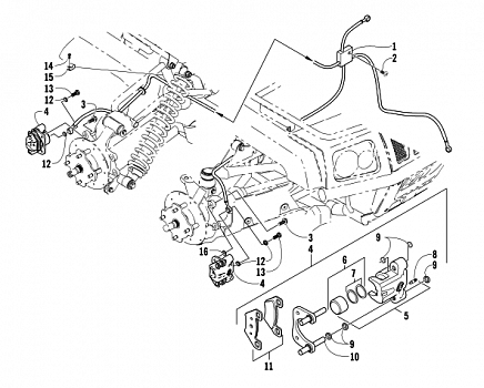 HYDRAULIC BRAKE ASSEMBLY