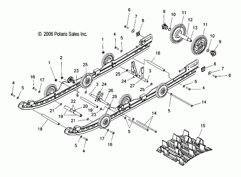 SUSPENSION, REAR - S07PL7JS/JE (49SNOWSUSPRRDRGNRMK)