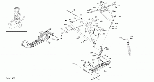 Front Suspension And Ski - X