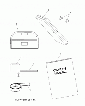 TOOLS, TOOL KIT and OWNERS MANUAL - S12CG6GSA/GSL/GEL (49SNOWTOOL11800PRMK)