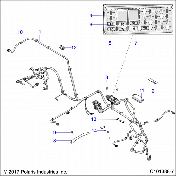 ELECTRICAL, WIRE HARNESS - A18HZA15B4 (C101388-7)