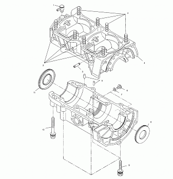 CRANKCASE - S01NX4FS (4961626162C005)