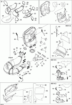 Exhaust System, 800HO