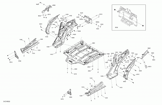 Body Maverick Trail - 1000 - Red  -  Middle Section