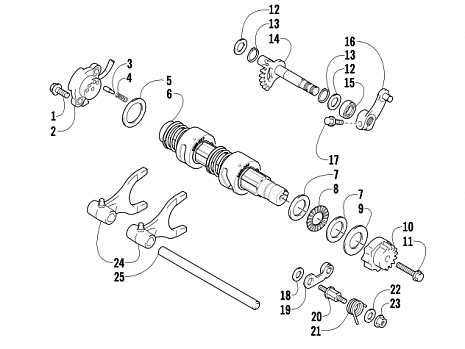 GEAR SHIFTING ASSEMBLY