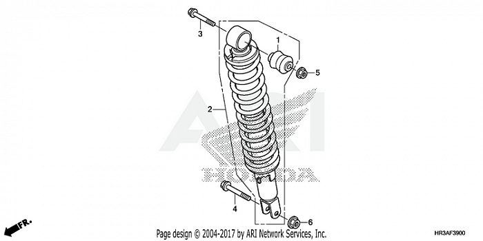 REAR SHOCK ABSORBER