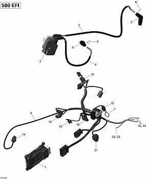 Engine Harness And Electronic Module Outlander MAX_51R1502