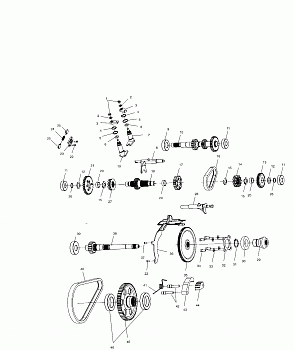 GEARCASE (Internal Components) - A02CH42AA (4968536853C13)