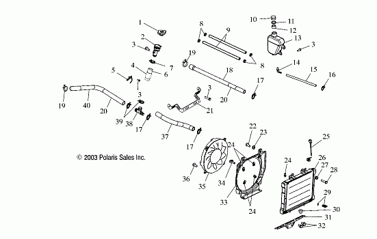 COOLING SYSTEM - A03CH59AA/AF/AG (4975557555A10)