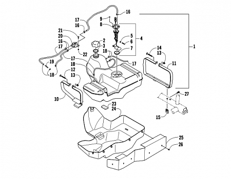 GAS TANK ASSEMBLY