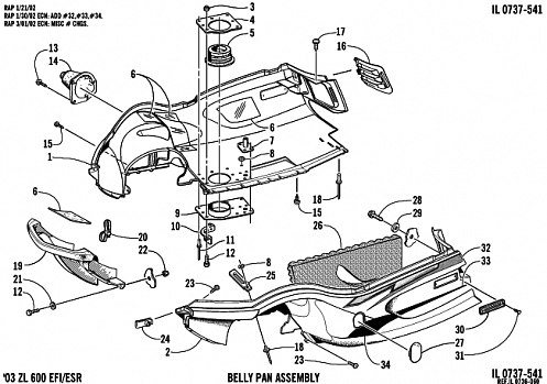 BELLY PAN AND FRONT BUMPER ASSEMBLY